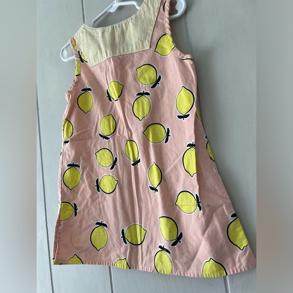 2 for $30 - Petit Peony Girls Lemon Stripped Dress Size 4 - Picture 7 of 9